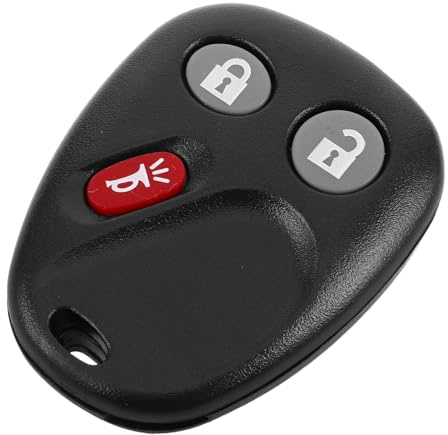 NUOBESTY Telecomando Auto a 3 Pulsanti Sostitutivo Compatibile con Veicoli con Accesso senza Chiave Portachiavi Elettronico Resistente per Ripristino Sicurezza Veicolo