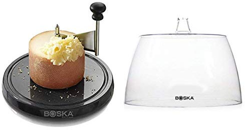 Boska Monaco Käseschaber Set Marmor mit Käseglocke 850520 + 850504