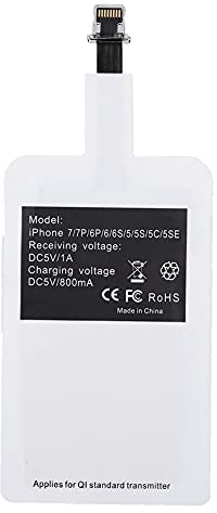 Hakeeta Modulo Ricevitore di Ricarica per Caricabatterie Wireless Ultra Sottile Universale, Ricevitore Qi ampiamente Adatto per cellulari Android/iOS/Type-C e abilitati Qi(iOS)