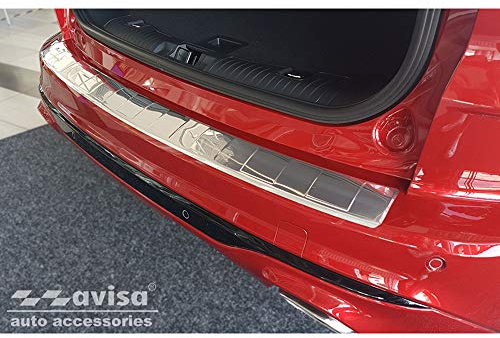 Avisa 2/35440 Ladekantenschutz Hinten Kompatibel mit FORD Kuga Mk3 | kompatibel mit Ford Kuga III ST-Line/Vignale/Hybrid ST-Line 2019-2024 & FL 2024- - Silber