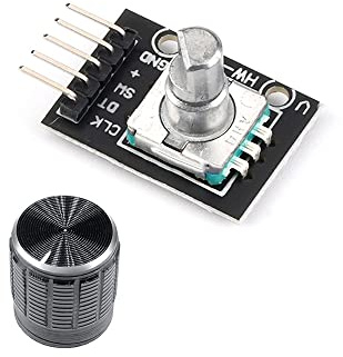 1 stücke 040 360 Grad Rotary Encoder Module mit 15×16,5 mm Potentiometer Drehknopf Lochkappe