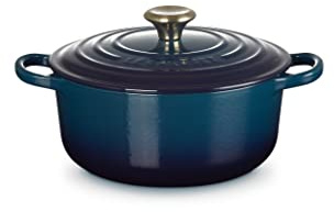 Le Creuset Signature - Cacerola redonda de hierro fundido de 20 cm