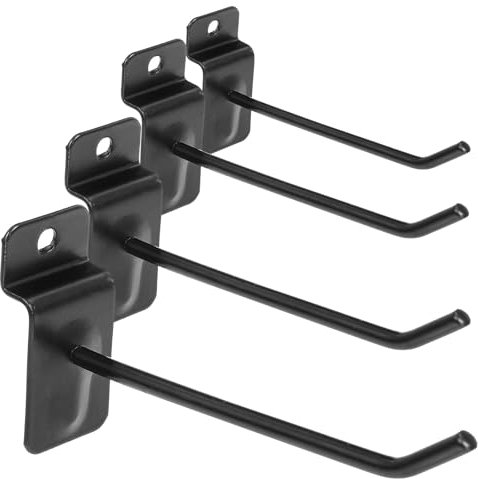 iplusmile Crochets Pour Panneau Perforé 50 Pièces Crochets En Fer Résistants Pour Rangement D'Outils Et Accessoires Garage Étagère Murale