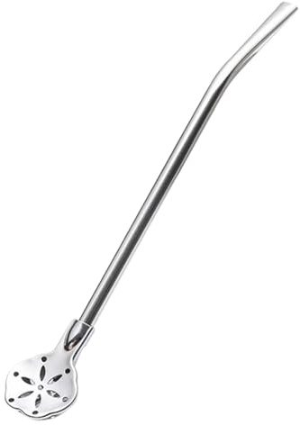 Cucchiaio di paglia, cannucce filtro tè | cannucce per bere in acciaio,cannucce filtranti riutilizzabili per bere cannucce portatili a forma di per caffè, ristoranti, tè al latte