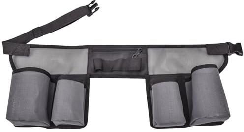 Tool Belt Pouch,Adjustable Cleaning Waist Tools Bag,Tool Storage Belt with 4 Pockets for Housekeeping Cleaning Caddy (1)