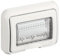 BRATEK Placca Stagna IP55 Compatibile con Matix, Placca IP55 serie matix, Placca Frutti Elettrici da Esterno, Placche Elettriche Impremeabili