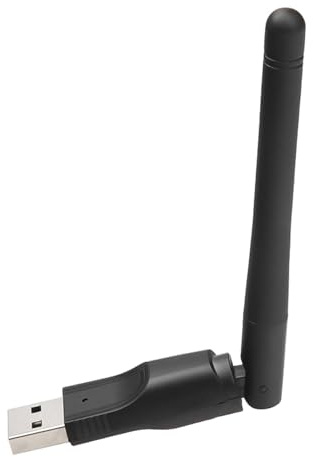 USB WiFi,Adaptador WiFi USB para PC | Receptor WiFi | Adaptador para PC de Escritorio, Adaptador de Red inalámbrico, dongle WiFi con Antena de Alta Ganancia para computadora portátil