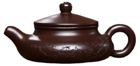 Teekannen und Kaffeegeschirr Reise-Teeset Altes Glücks-Kungfu-Teeset Aus Lila Ton Chinesische Teekanne 190 Cm³ Handgefertigter Lila Tontopf Aus Yixing Teeservice