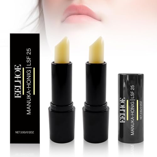 Propolis Cuidado de Labios 2 Piezas, con Vitamina E, Bálsamo Labial Hidratante Natural, Reparador Labial, para Aclarar Las Arrugas de Los Labios