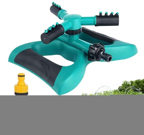 Arroseur rotatif réglable pour cour, système d'irrigation rotatif à 360 degrés, arroseurs d'eau de jardin automatiques, pour serres, parterres de fleurs, parterres de légumes, parterres de légumes