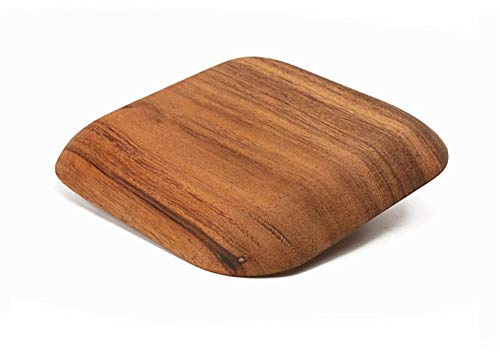 Teglie Per Pizza Da Forno,Teglie Forno Vassoio di tè legno Piazza Pan piatto frutta Piatti Piattino vassoio del Dessert Cena pizza pane rettangolare in massello Piastra(Rectangle16.5x12.5CM)