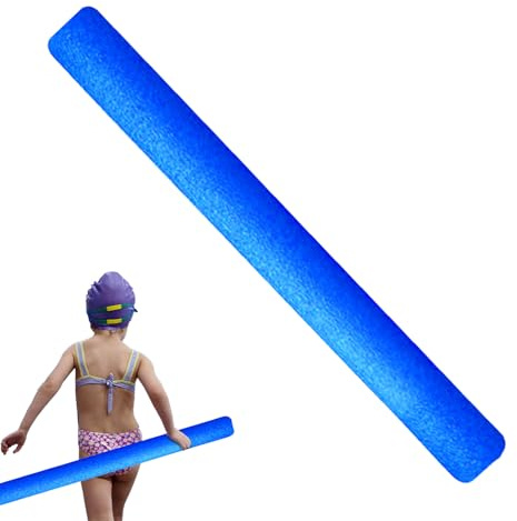 Fideos de espuma para piscina, fideos de espuma brillante de 59 pulgadas, fideos huecos para natación, palo flotante, grueso para flotar, accesorios brillantes