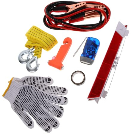 Cabilock Kit Sécurité Routière Véhicule Multi-fonction Avec Outils Essentiels Pour Inspection Voiture Trousse Urgence Transport Pratique