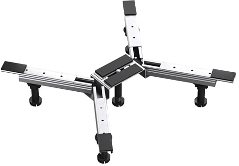 Mai & Mai Duschwannenfüße 108x10x14cm Duschwannenfuß für Acryl-Duschwanne Brausewannenfuß Montagefuß für Duschwannen in X-Form Duschwannengestell mit 5 Stellfüßen verstellbar
