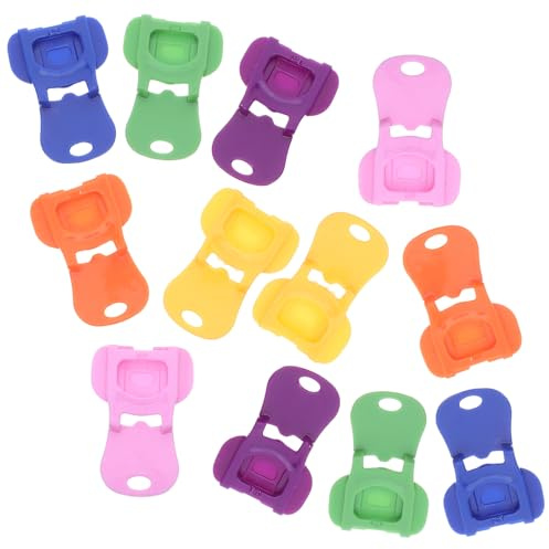 Alipis 12 Pezzi Apribottiglie in Plastica Strumento Compatto per Aprire Lattine e Tappi Maniglia Antiscivolo per Campeggio Picnic e Viaggi