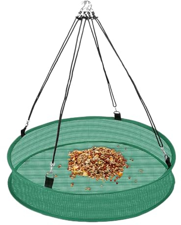 Vogelfutterstation Für Den Außenbereich – Eichhörnchen-Futterstation Vogelfutterspender Mit Auffangschale - Futterstation Vögel Futtersilo Rattensicher Vogelhaus
