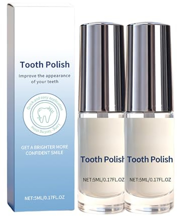 Zahnlack Weiß, Tooth Polish, Sofort Aufhellender Zahnlack für Strahlend Weiße Zähne, Zahnaufhellungsfarbe mit Soforteffekt für ein Natürlich Weißes Lächeln, Tragbar und Langlebig, 5ml 1pc