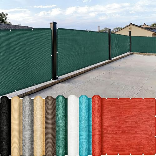 Cache Vue Balcon 80 x 360 cm Antidéchirure, Vent, Couverture de Confidentialité Cache Brise Balcon Nombreuses Tailles et Couleurs pour Jardin et Lieu de Fête Piscine, Vert