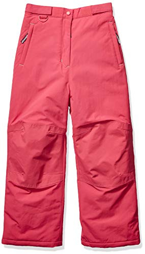 Amazon Essentials Pantaloni da Sci e da Neve Impermeabili Bambine e Ragazze, Rosso Lampone, 6-7 Anni