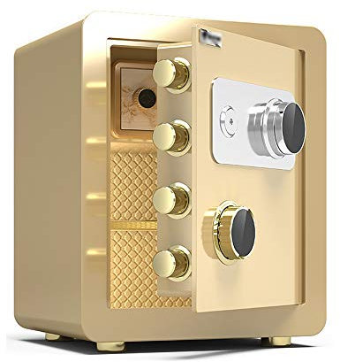 ZXQZ Die Safes, Die Safes zum Das Haus mit Schlüssel mit Hohen Kapazität Sicherheitssafes Anti-Brecheisen Tür Wand-Tresor 38x33x45cm sicherheit safes (Color : Style3)