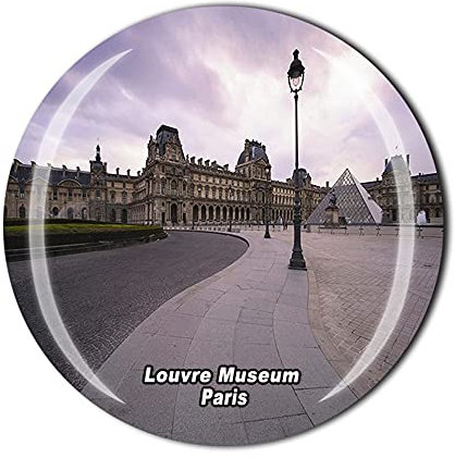 Louvre Museum Paris Frankreich Kühlschrankmagnet Kristall Tourist Souvenir Geschenk Sammlung Kühlschrank Magnetaufkleber