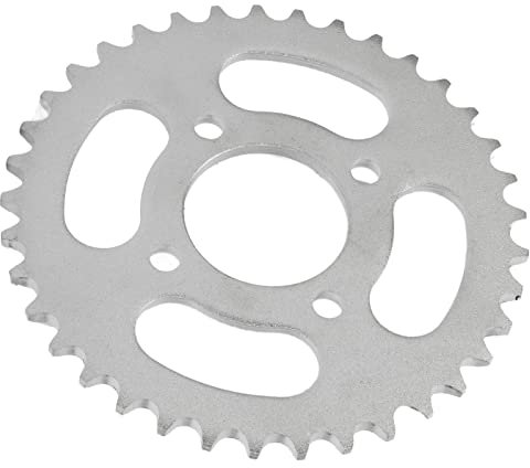 CHICIRIS Pignon Arrière 48 Mm Cog 420 Chaîne 37 Dents pour 50 CC 90 110 125 ATV Chinois Dirt Pit Bike Quad 4 Roues Go Cart Trike Moto Argent-110Cc ATV