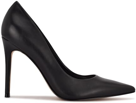 Nine West Women's Fresh Pump, Black Leather, 8.5