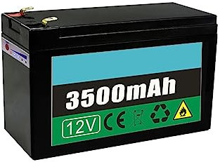 HJGHY Carica 12V 3.5Ah 7Ah 10.5Ah 14Ah 18Ah 20Ah 25Ah Batteria agli ioni di Litio Batteria di Ricambio per Batteria di riserva per Auto Giocattolo elettrica da 12 Volt 150x96x65mm,12v3.5ah