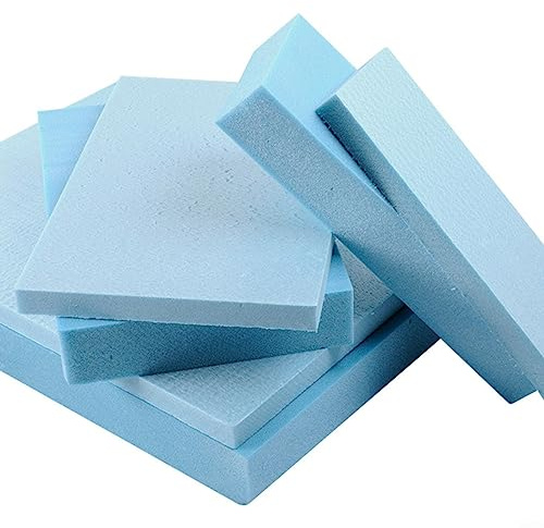 10 fogli di schiuma per modellismo, artigianato, 30 x 10 x 5 cm, paesaggi, modellazione, costruzione, fai da te, schiuma diorama base montagna