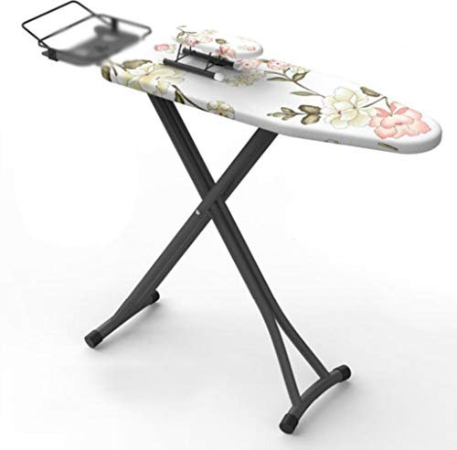 ASHILD Herramienta de Limpieza Máquina de Planchar de pie, Estante de Hierro multifunción Plegable Supermercado Planchado de área Grande Estante de Ropa Ropa de Cama Planchado