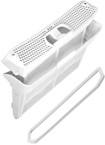 Fusselfilter mit Dichtung Trockner kompatibel mit Bosch Siemens Original BSH 00656033 WAS WTB WTG WTH WTM WTR WTU WTW WTY IQ300 IQ390 IQ500 IQ700 IQ790 IQ800 IQ890
