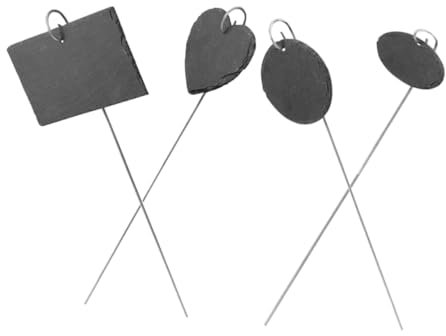 SUPVOX 4pièces Étiquettes De Jardin Plaques Pour Plantes De Jardinage Décoration De Jardin Identification De Et Plantes Utilisation Extérieur