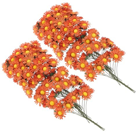 Garneck Mini Bouquet Di Margherite Artificiali Fiori Finti Per Decorazioni Nuziali E Accessori Fotografici