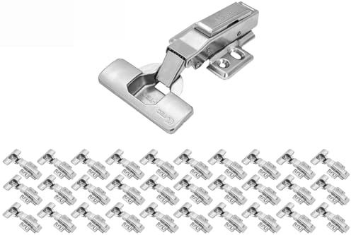Stolmet Soft Close hinges, 35mm Soft Close Hinges for Kitchen Furniture, Cabinets (Sets of 10 to 100, 30)