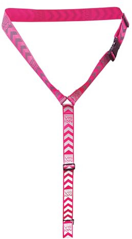 Equetech Vision Hi-Viz Brustpanzer für Pferde oder Pony, reflektierend, Gelb (Flow Pink, Pony)