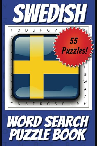 Swedish Word Search Book: 55 Fun Swedish-Themed Word Search Puzzles for All Ages (With Solutions)
