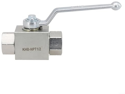 Hydraulischer Hochdruck-Kugelhahn aus Karbonstahl mit nachhaltiger Leistung bei 500 bar (NPT 1-2 Zoll)