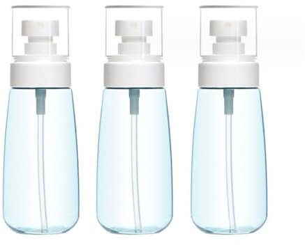 SLOKFV5 Parfüm 3er-Pack feine Nebel-Toner-Wassersprühflasche Make-up-Werkzeug Parfüm-Zerstäuber mit Pumpe leerer kleiner Sprüher transparenter Probenspender Zerstäuber