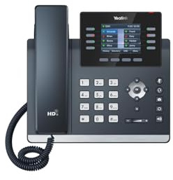 Yealink SIP-T44W IP Desk Phone, upto 12 SIP accounts, Dual Band Wi-Fi, Bluetooth, Colour Display