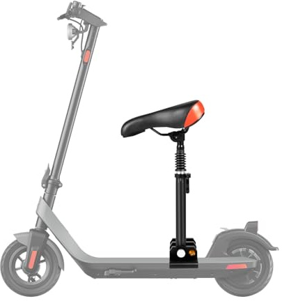 Sattel Scooter Sitz, Elektroroller Sitz Elektrischer Skateboard Sattel Federn Stoßdämpfender, Zubehör Höhenverstellbar für meisten Scooter-Kissen
