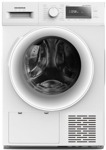 HEINNER HHPD-M8G3PDA++ Warmtepompdroger – 8 kg Droogcapaciteit, Energieklasse A++, Sensor-gestuurd Drogen voor Optimale Resultaten, Meerdere Droogprogramma’s, Weiß, 5 Jahre Garantie