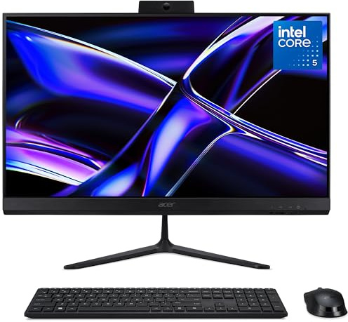 Acer Aspire C27-B All-in-One Desktop PC - Intel Core 5-120U, 16GB, 1TB SSD, Integrated Intel Graphics, 27 120Hz Full HD Display, Windows 11, Black