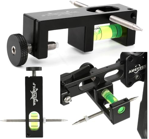 FQH Compoundbogen-Nivellierhilfe, Pfeilauflage-Werkzeug | All-in-One-Einstellwerkzeug, Pfeilauflage-Ausrichtung, Sehnenwaage, tragbares Design, für Compoundbogen