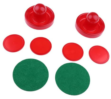 KTUXZCI Accessori per Air Hockey Set di Spingidisco e Disco Due scelte di colori Partite memorabili L) Per scegliere due scelte di colori vivaci Dischi per Air Hockey
