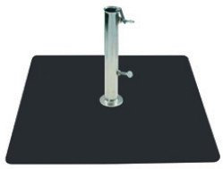 Maffei Art Accessible 356-gra-55 Metal Base for Parasol. Weight 30 Kg. – Graphite. Made In Italy.