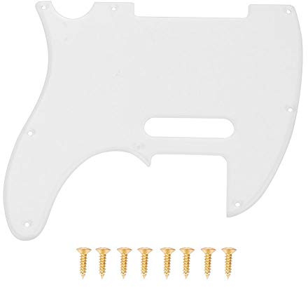 Pickguard für E-Gitarre, Transparenter Acryl Schutz und Dekoration Schlagplatte TL-Stil mit Schrauben für Musiker, Studio und Live-Auftritte