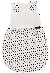 Träumeland S0102605 Außenschlafsack LIEBMICH Tropfen schwarz 68/74, mehrfarbig