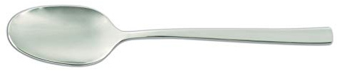 Arcos Serie Capri Caja de 12 uds Cuchara Moka Cuchara para Café, Monoblock de una pieza en Acero Inoxidable 18/10 y 130 mm, Color Plata (12 uds)