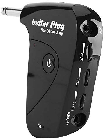 Amplificador de Auriculares de Guitarra, RiToEasysports NUX Angel Classic Rock Guitar Plug Amplificador de Auriculares Amplificador de Auriculares GP-1 Mini portátil