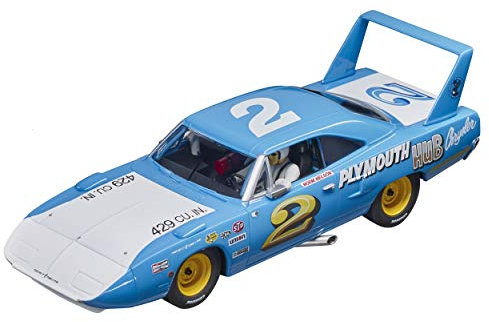 Carrera Evolution I Plymouth Superbird No.2 I Auto für Rennbahn | Rennbahnen und lizensierte Slotcars | bis zu 2 Spieler | Für Jungs & Mädchen ab 8 Jahren & Erwachsene
